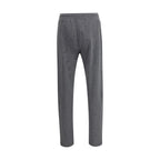 Gray Cashmere Casual Pants