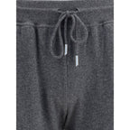 Gray Cashmere Casual Pants
