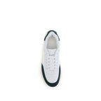 White Calf Leather Bos Taurus Low Top Sneakers