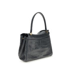 Black Calf Leather Bos Taurus Shoulder Bag