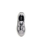 Gray Polyester Athletic Sneakers