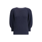 Blue Merino Wool Sweater