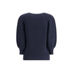 Blue Merino Wool Sweater