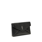 Black Calf Leather Bos Taurus Clutch Bag