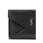 Black Calf Leather Bos Taurus Clutch Bag