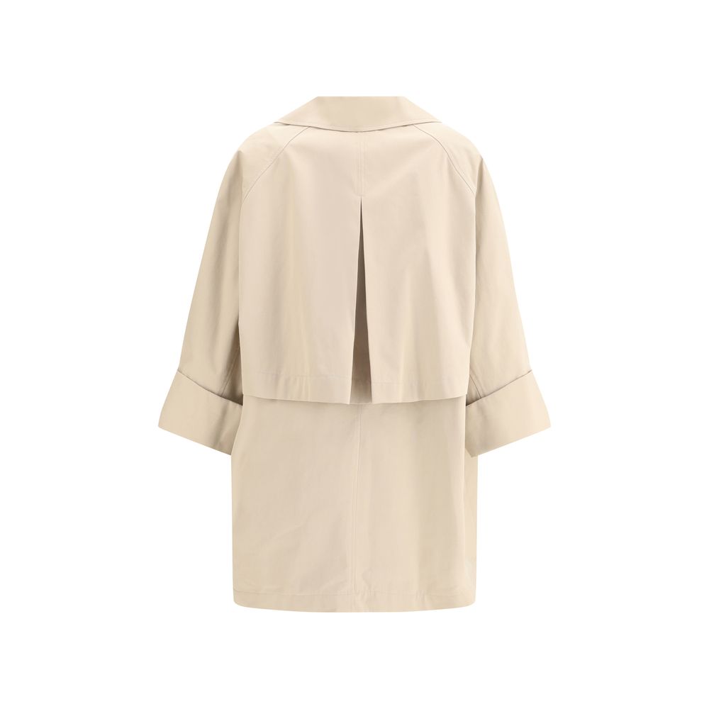 Beige Cotton Coat