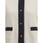 Gray Cotton Cardigan