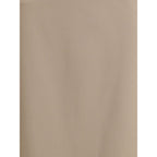 Gray Acetate Midi Skirt