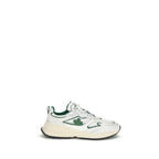 White Calf Leather Bos Taurus Athletic Sneakers