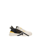 White Calf Leather Bos Taurus Athletic Sneakers
