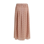 Multicolor Silk Long Skirt