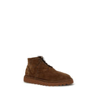 Brown Calf Leather Bos Taurus Lace-Up Boots