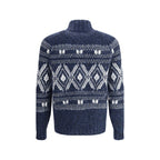 Blue Alpaca Vicugna Pacos Cardigan