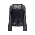 Black Mohair Cardigan