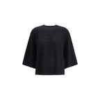 Black Fleece Wool Sweatshirt