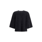 Black Fleece Wool Sweatshirt