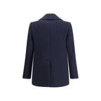 Blue Wool Coat