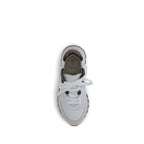 White Leather Athletic Sneakers