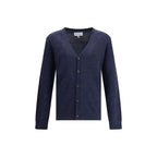 Blue Wool Cardigan