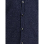 Blue Wool Cardigan