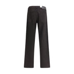 Black Cotton Relaxed Fit Jeans