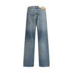 Blue Cotton Jeans Denim