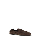 Brown Lamb Ovis Aries Aries Slip-On Loafers