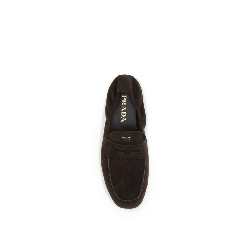 Brown Lamb Ovis Aries Aries Slip-On Loafers