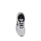 White Polyester Athletic Sneakers