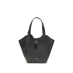 Black Calf Leather Bos Taurus Handbag