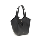 Black Calf Leather Bos Taurus Handbag