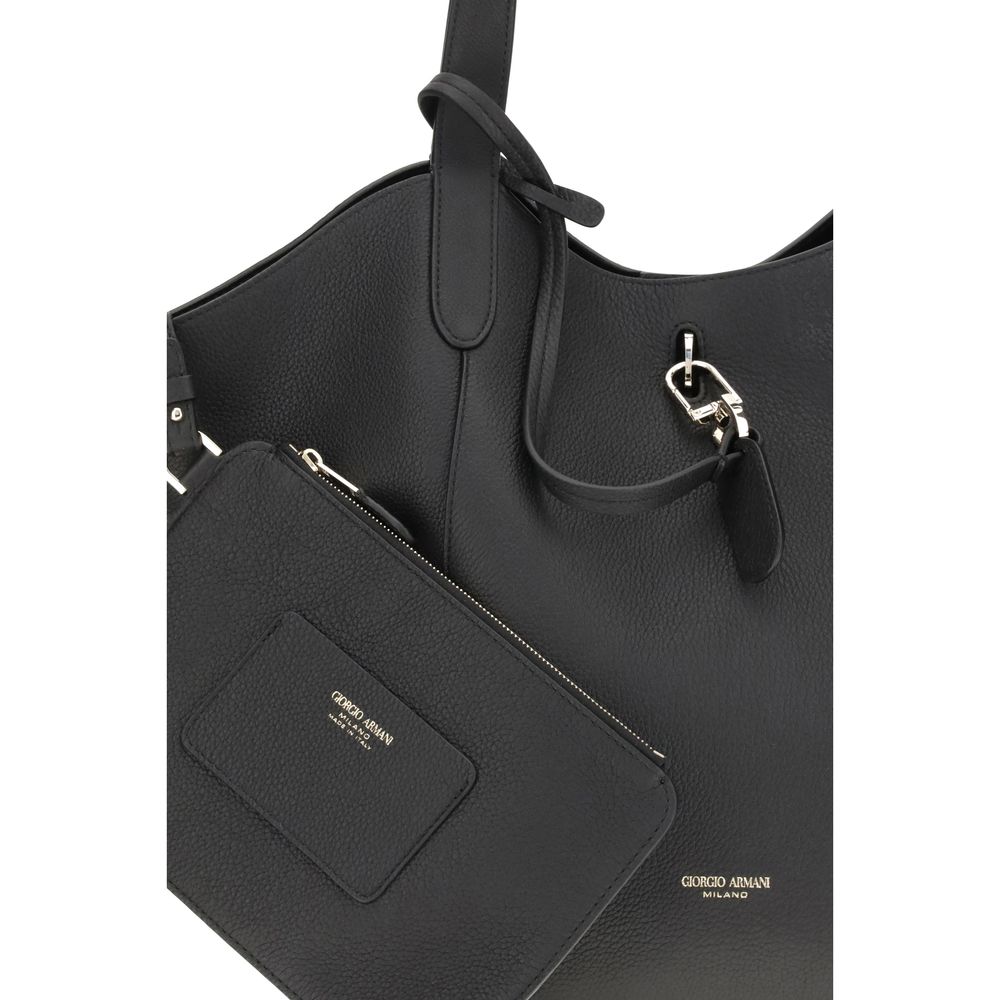 Black Calf Leather Bos Taurus Handbag
