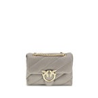 Gray Calf Leather Bos Taurus Shoulder Bag