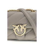 Gray Calf Leather Bos Taurus Shoulder Bag