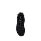 Black Polyester Athletic Sneakers