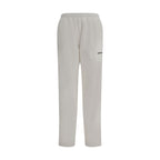 White Polyester Joggers (Workout Pants)