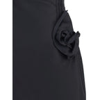 Black Cotton Cocktail Dress