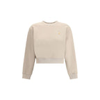 Beige Cotton Sweatshirt