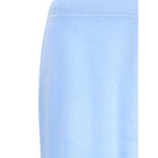 Light Blue Triacetate Casual Pants