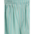 Green Copper Bermuda Shorts