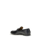 Black Calf Leather Bos Taurus Slip-On Loafers