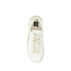 White Rubber Low Top Sneakers