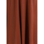 Orange Silk Casual Dress