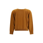 Brown Fleece Wool Sweatshirt