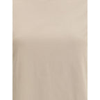 Beige Elastane T-Shirt