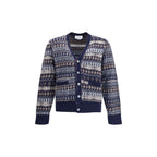 Blue Wool Cardigan
