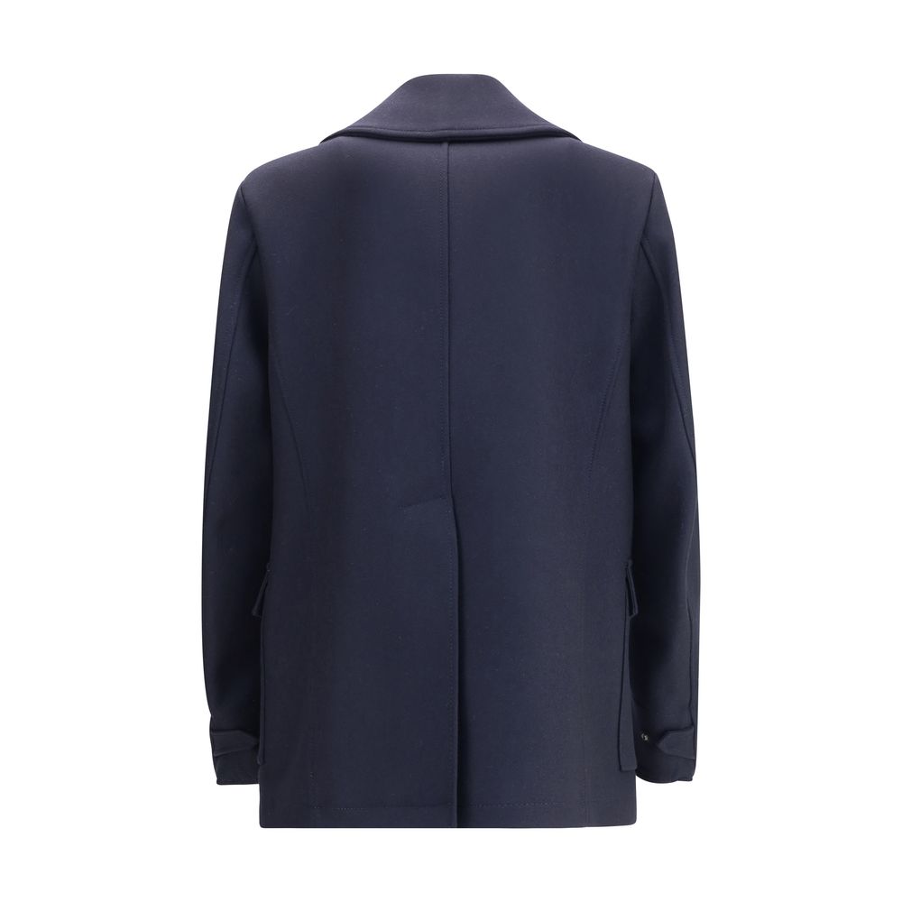 Blue Wool Coat