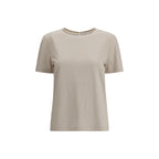 Beige Cotton T-Shirt