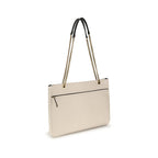 Cream Calf Leather Bos Taurus Shoulder Bag