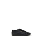 Black Calf Leather Bos Taurus Low Top Sneakers